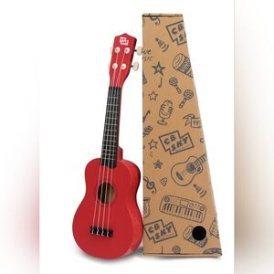 21” Soprano Ukulele for Kids & Beginners – Flaming Red | Lightweight & Easy2Play